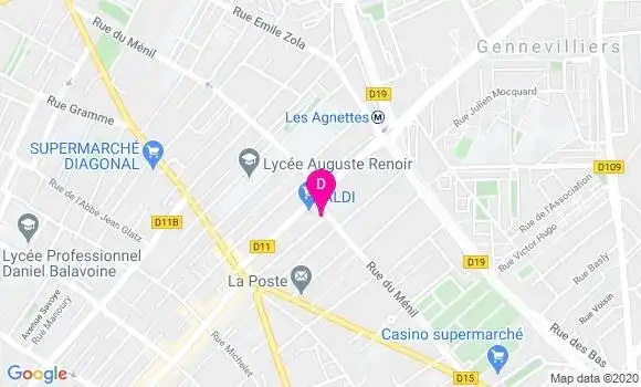 Localisation Rocio Michel