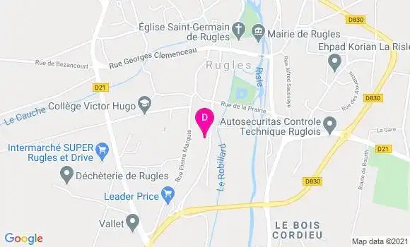 Localisation Severine Bruyant
