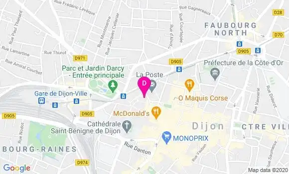 Localisation Marie Agnes Blanchet Merilhou