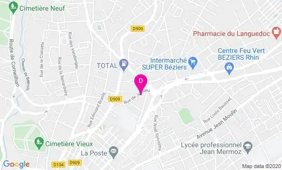 Localisation Jean Jacques Mathieu