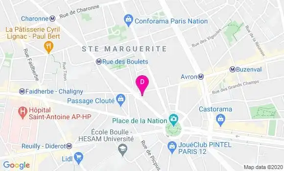 Localisation Catherine Robert