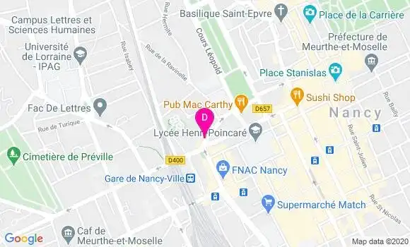Localisation Jean Paul Beurey