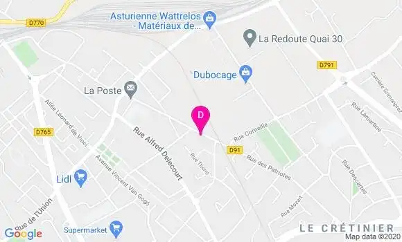 Localisation Marie Suzanne Delobel