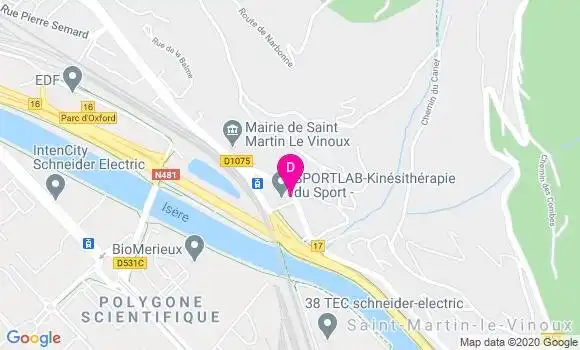 Localisation Christophe Berthoumeyrou Calin