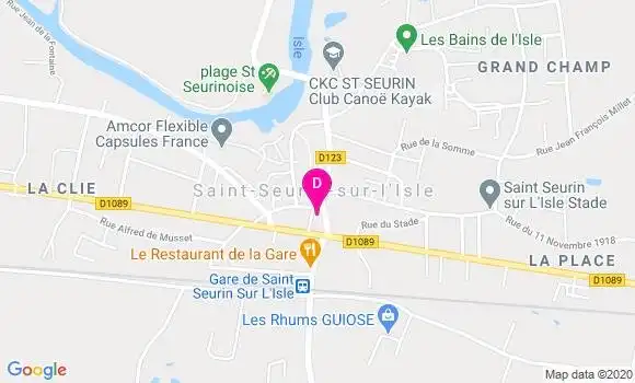 Localisation Anne Therese Inisan Nicolas
