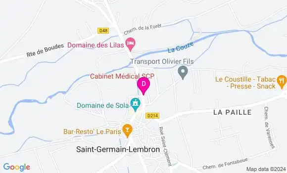 Localisation Claire Roche Juilhard