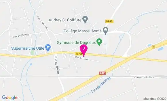 Localisation Camille Armandon