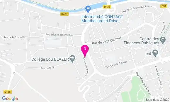 Localisation Amelie Ridoux
