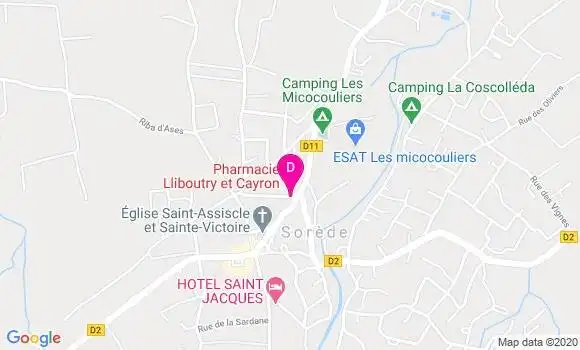 Localisation Marie Cecile Tarbouriech
