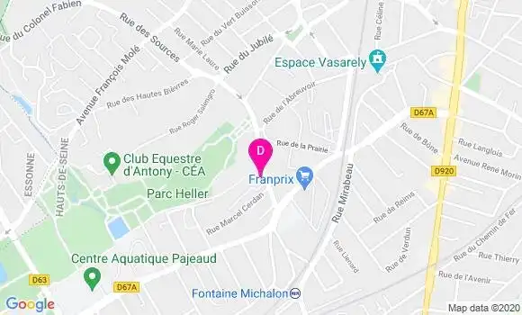 Localisation Anne Valerie Nowak