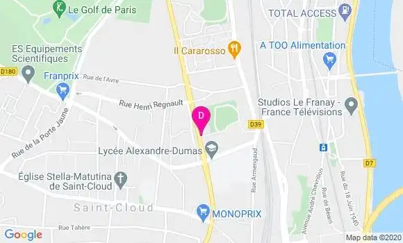 Localisation Charles Henry Senechaut