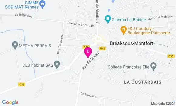 Localisation Isabelle Premel Illes