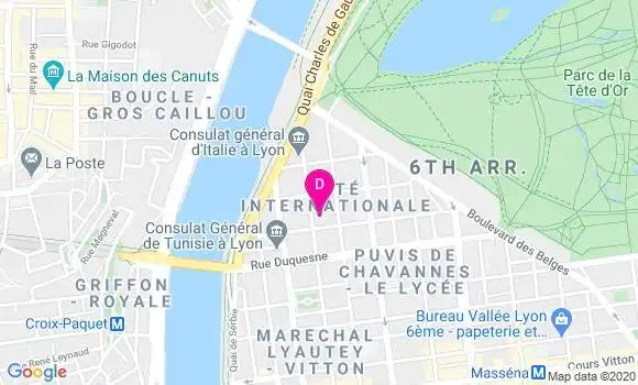 Localisation Marthe Margaillan