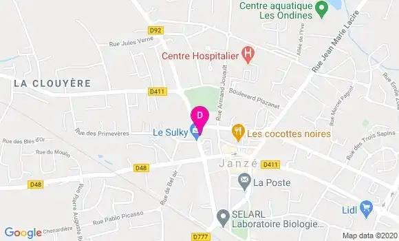 Localisation Luc Poulain