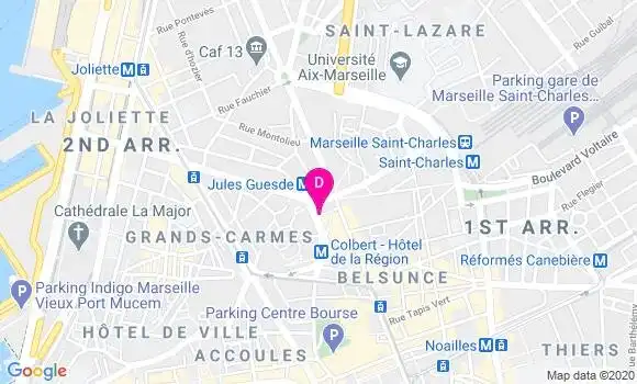 Localisation Sabine Scemama