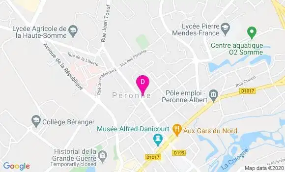 Localisation Jean Baptiste Pamar