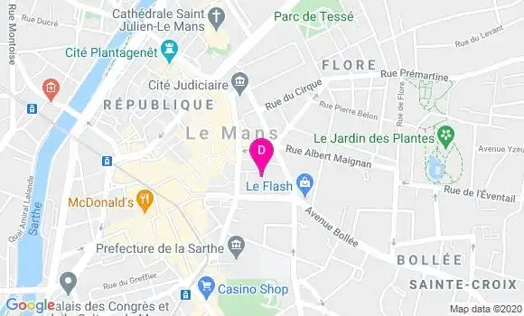 Localisation Delphine Pointeau Lafond