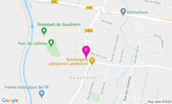 Localisation Honorine Wilbrett