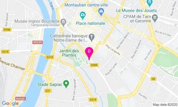 Localisation Mylene Caizergues Cuq