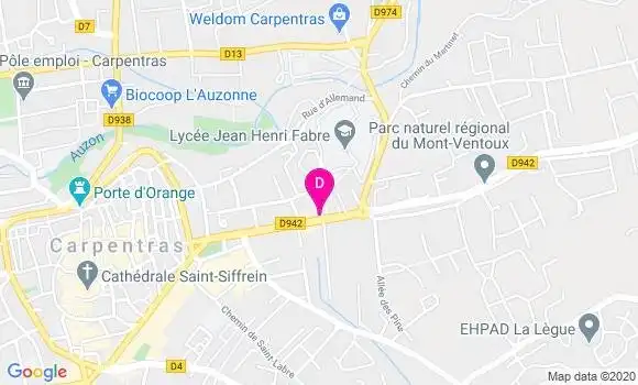 Localisation Samuel Ottevaere