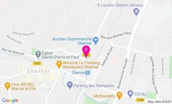 Localisation Daniel Reys