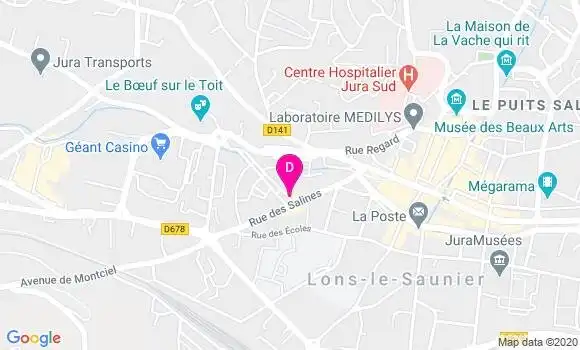 Localisation Emilie Bergot