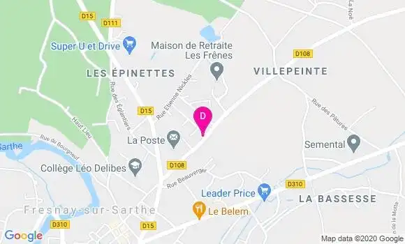 Localisation Yves Gandon