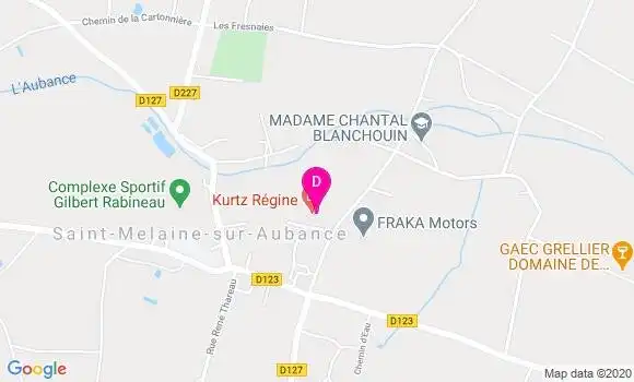 Localisation Martine Thuault