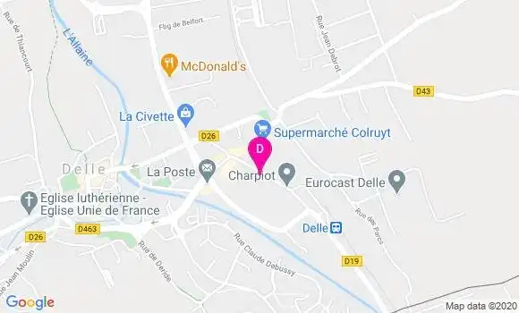 Localisation Jean Charles Bourrat