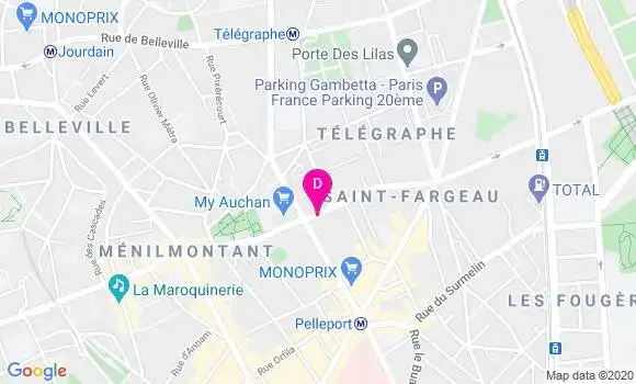 Localisation Odile Lostis
