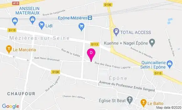 Localisation Nicolas Gabard