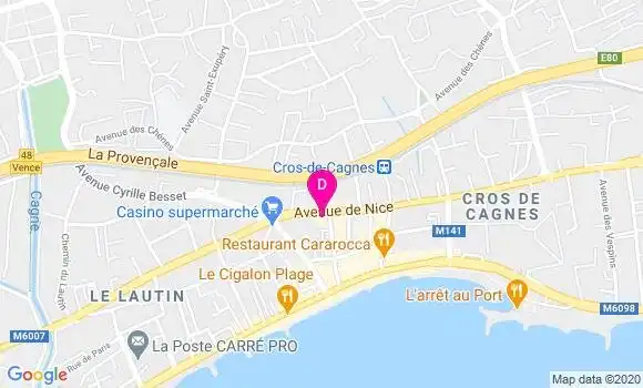 Localisation Franck Dimeglio