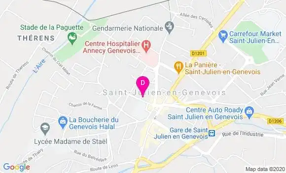 Localisation Arnaud Bessard