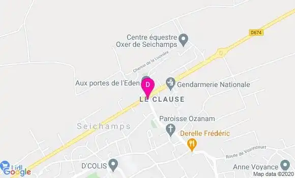 Localisation Franck Bochu