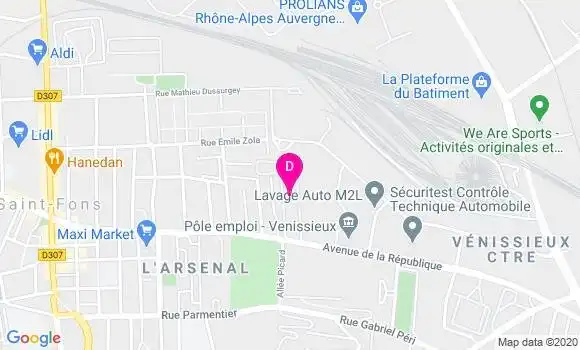 Localisation Sabrina Seghir