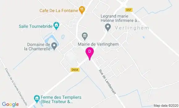 Localisation Arthur Cuvelier