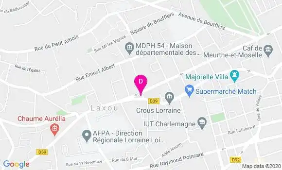 Localisation Nicolas Chateau