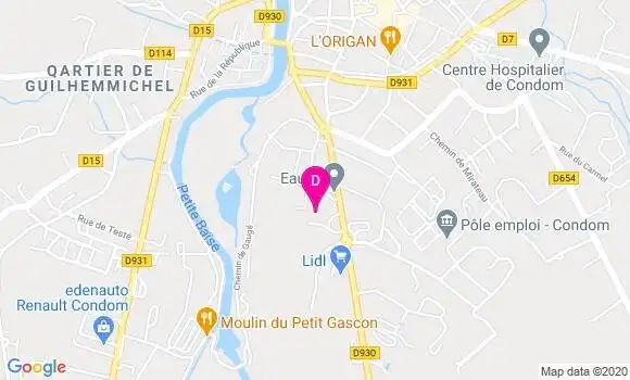 Localisation Christine Raodson
