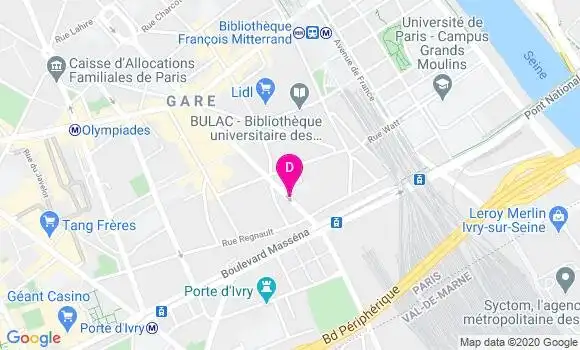 Localisation Franck Berat