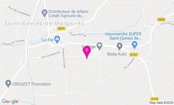 Localisation Christophe Moinard