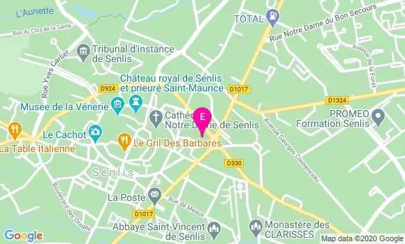 Localisation Laboratoire de Senlis