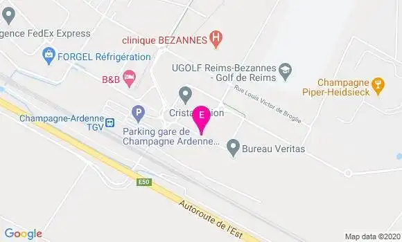 Localisation Rst Reims Santé au Travail