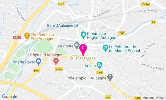 Localisation Clinique de Provence Bourbonne
