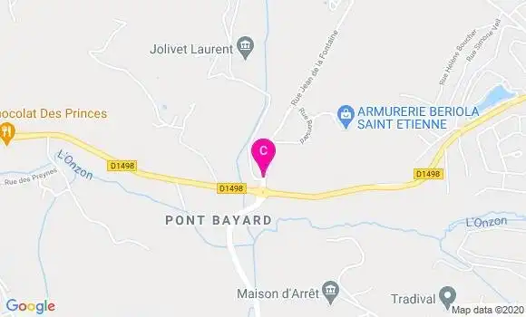 Localisation Clinique Médicale la Buissonnière