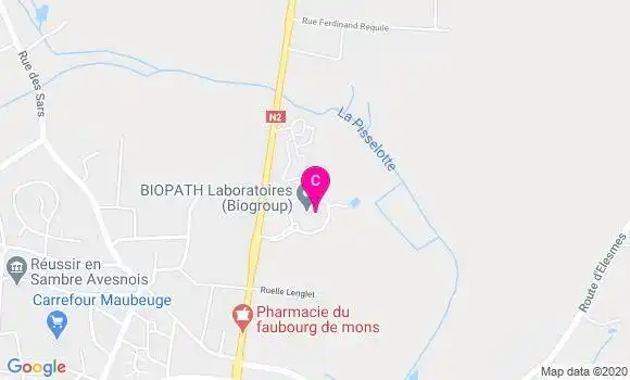 Localisation Polyclinique du Val de Sambre