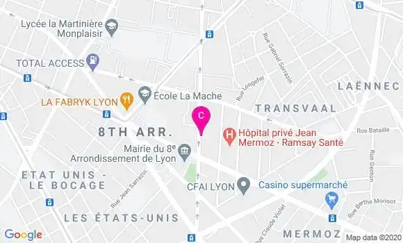 Localisation Clinique Iris
