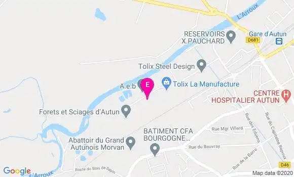 Localisation Centre de Santé Territorial d
