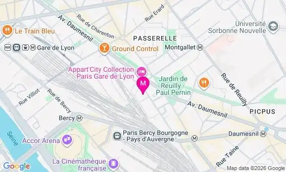 Localisation Service de Soins Sncf