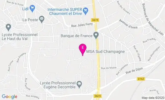 Localisation Caisse Msa Sud Champagne
