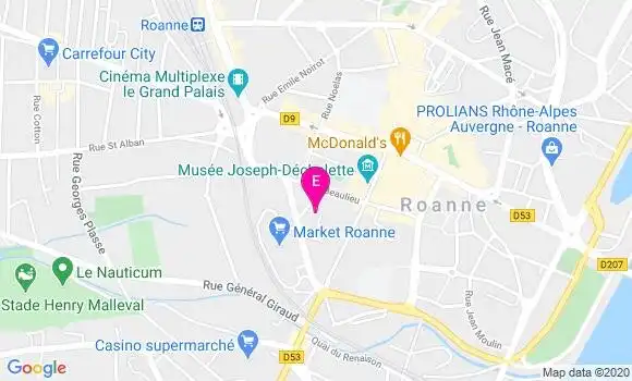 Localisation Stln 42 Santé au Travail Loire Nord